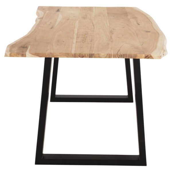 ΤΡΑΠΕΖΙ ΤΡΑΠΕΖΑΡΙΑΣ SOFIA SLIM HM8500.21 ΜΑΣΙΦ ΞΥΛΟ ΑΚΑΚΙΑΣ 160x92x78Υεκ. - Image 4