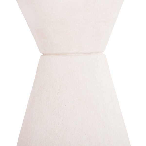 ΤΡΑΠΕΖΙ ΤΡΑΠΕΖΑΡΙΑΣ ΣΤΡΟΓΓΥΛΟ ΣΕΙΡΑ SANTORINI HM18055 MDF ΥΠΟΛΕΥΚΟ ΧΡΩΜΑ Φ77x76Υεκ. - Image 7