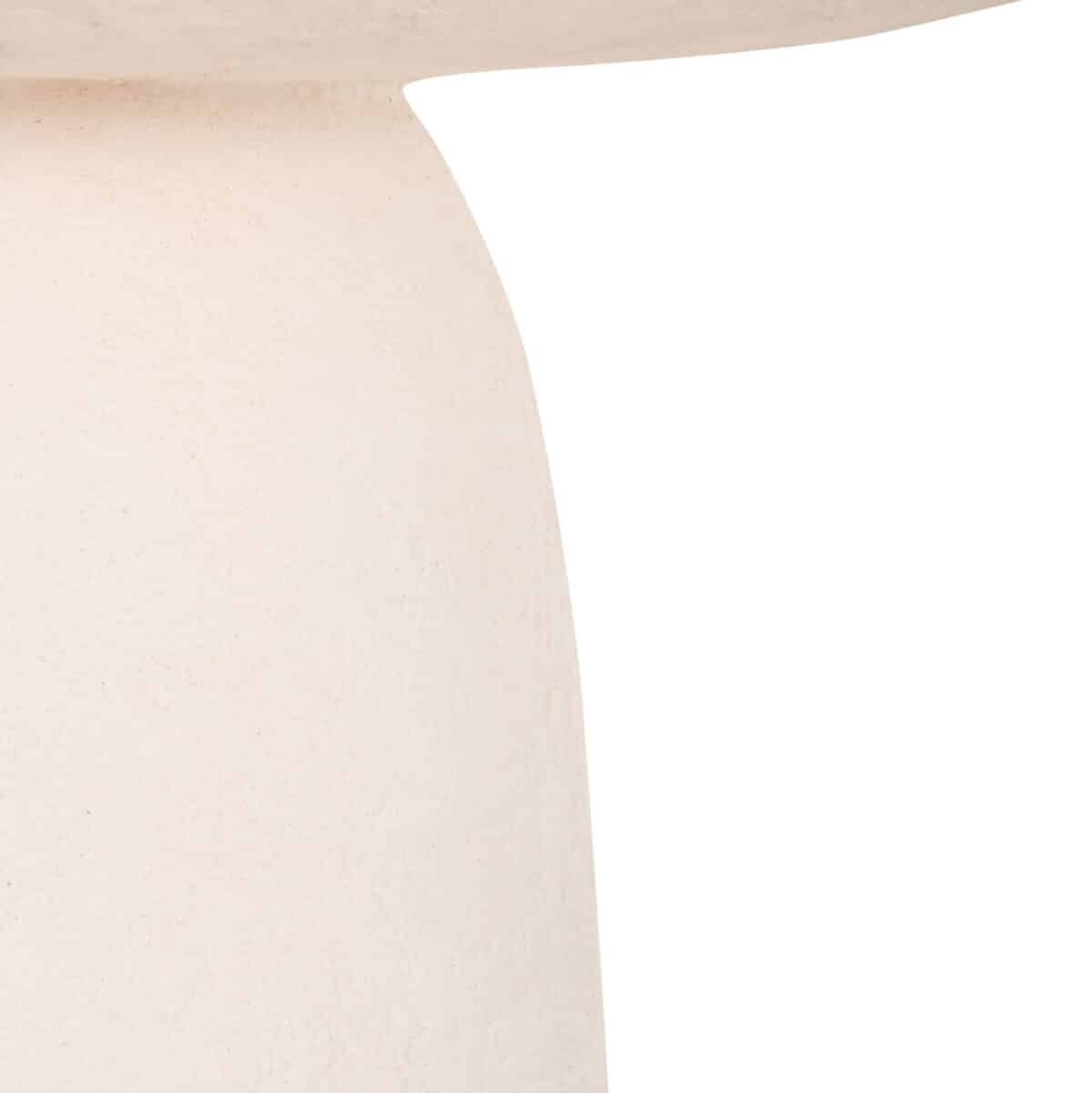 ΤΡΑΠΕΖΙ ΤΡΑΠΕΖΑΡΙΑΣ ΣΤΡΟΓΓΥΛΟ SEPPO HM18154.02 FIBER CEMENT ΛΕΥΚΟ--Φ119,5x75,5Υεκ. - Image 6