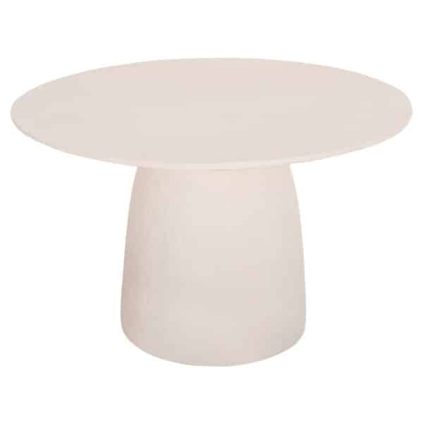 ΤΡΑΠΕΖΙ ΤΡΑΠΕΖΑΡΙΑΣ ΣΤΡΟΓΓΥΛΟ SEPPO HM18154.02 FIBER CEMENT ΛΕΥΚΟ--Φ119,5x75,5Υεκ. - Image 7