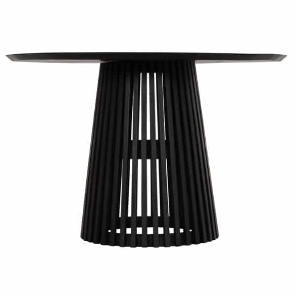 ΤΡΑΠΕΖΙ ΤΡΑΠΕΖΑΡΙΑΣ ΣΤΡΟΓΓΥΛΟ FRANTZ HM9388.02 ΜΑΣΙΦ ΞΥΛΟ MINDI BLACK Φ118x79Υεκ. - Image 3