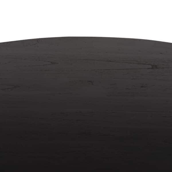 ΤΡΑΠΕΖΙ ΤΡΑΠΕΖΑΡΙΑΣ ΣΤΡΟΓΓΥΛΟ FRANTZ HM9388.02 ΜΑΣΙΦ ΞΥΛΟ MINDI BLACK Φ118x79Υεκ. - Image 6