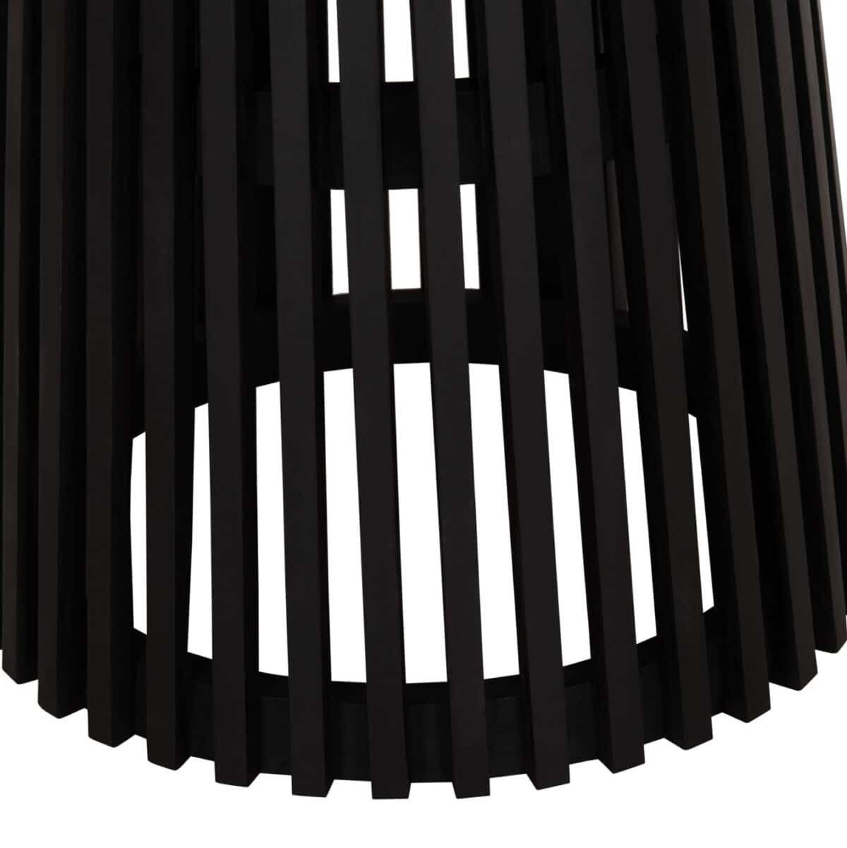 ΤΡΑΠΕΖΙ ΤΡΑΠΕΖΑΡΙΑΣ ΣΤΡΟΓΓΥΛΟ FRANTZ HM9388.02 ΜΑΣΙΦ ΞΥΛΟ MINDI BLACK Φ118x79Υεκ. - Image 8