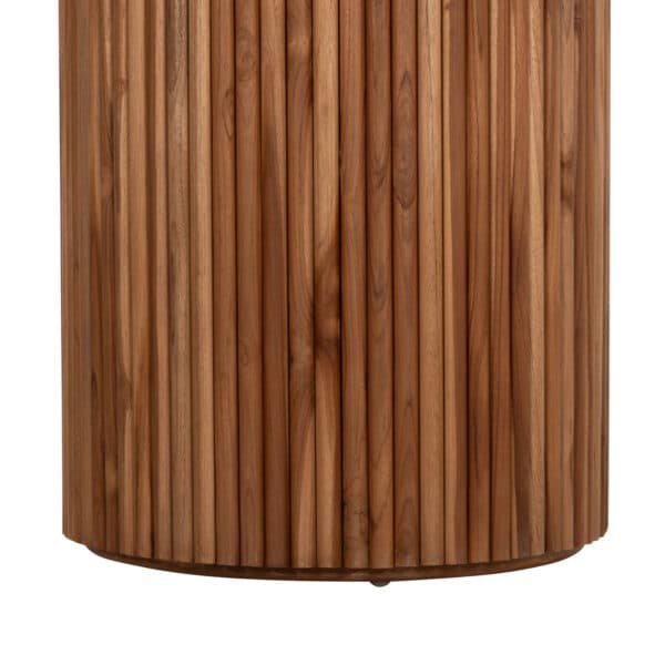 ΤΡΑΠΕΖΙ ΤΡΑΠΕΖΑΡΙΑΣ ΣΤΡΟΓΓΥΛΟ RODER HM9896 ΞΥΛΟ ΤΕΑΚ- 3εκ. πάχος επιφ.- Φ130x79,5Υεκ - Image 10