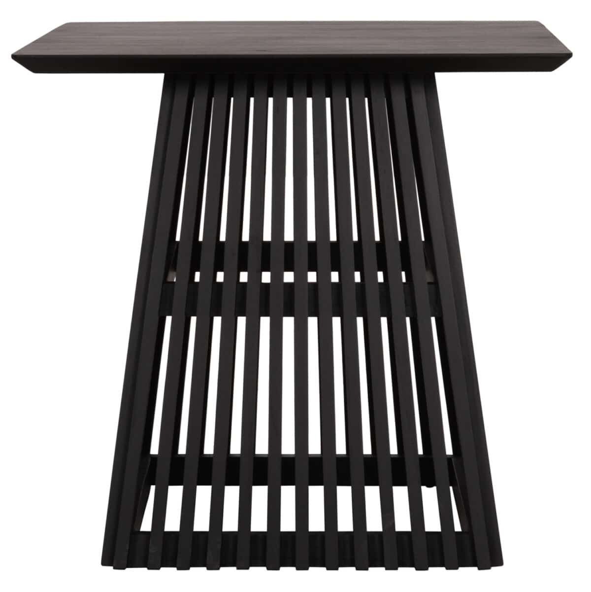 ΤΡΑΠΕΖΙ ΤΡΑΠΕΖΑΡΙΑΣ ΤΕΤΡΑΓΩΝΟ FRANTZ HM9458.02 MINDI ΞΥΛΟ ΜΑΥΡΟ 80x80x78Yεκ. - Image 3