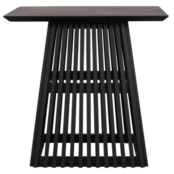 ΤΡΑΠΕΖΙ ΤΡΑΠΕΖΑΡΙΑΣ ΤΕΤΡΑΓΩΝΟ FRANTZ HM9458.02 MINDI ΞΥΛΟ ΜΑΥΡΟ 80x80x78Yεκ. - Image 3