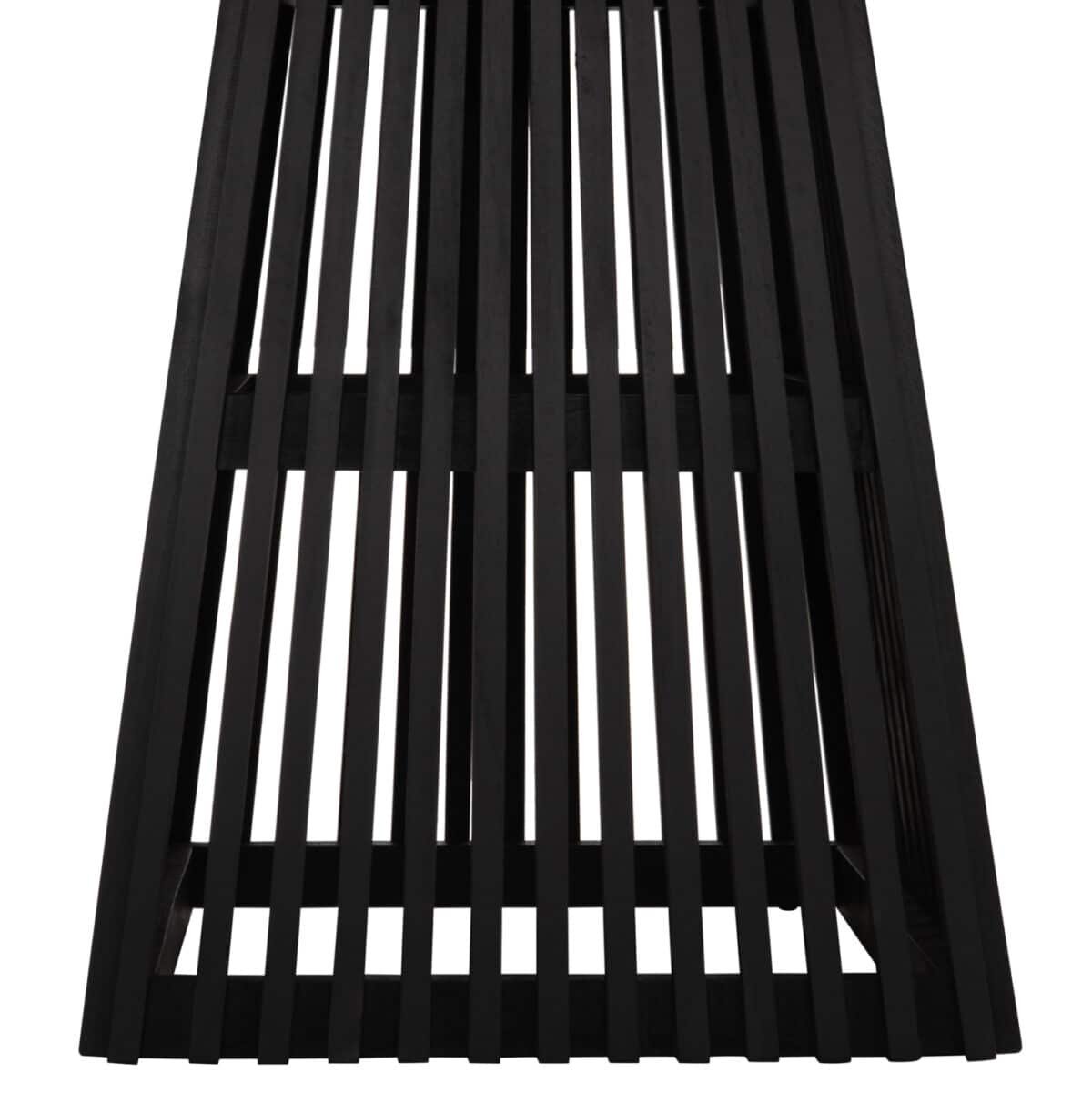 ΤΡΑΠΕΖΙ ΤΡΑΠΕΖΑΡΙΑΣ ΤΕΤΡΑΓΩΝΟ FRANTZ HM9458.02 MINDI ΞΥΛΟ ΜΑΥΡΟ 80x80x78Yεκ. - Image 5