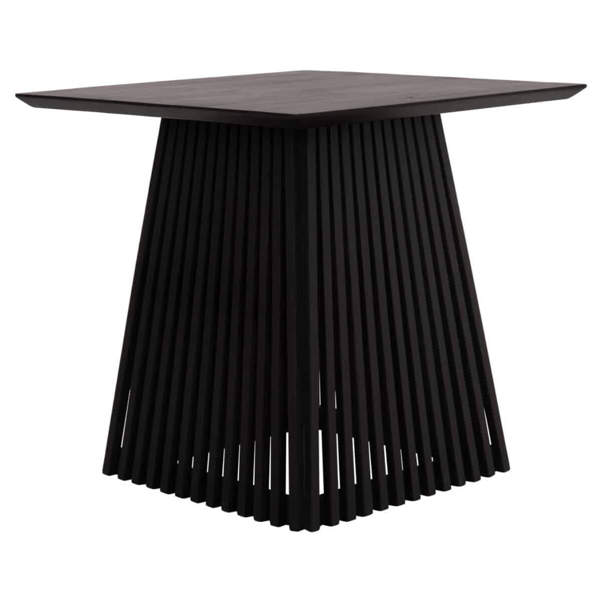 ΤΡΑΠΕΖΙ ΤΡΑΠΕΖΑΡΙΑΣ ΤΕΤΡΑΓΩΝΟ FRANTZ HM9458.02 MINDI ΞΥΛΟ ΜΑΥΡΟ 80x80x78Yεκ. - Image 6