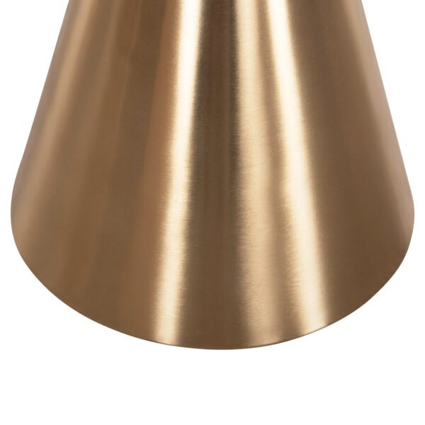 ΤΡΑΠΕΖΙA ΣΑΛΟΝΙΟΥ 2ΤΜΧ LORME HM9923 ΜΕΤΑΛΛΟ ΣΕ ΜΑΥΡΟ&ΧΡΥΣΟ Φ50 & Φ40 εκ. - Image 6