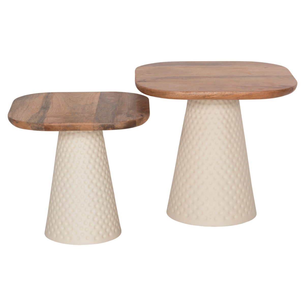 ΤΡΑΠΕΖΙA ΣΑΛΟΝΙΟΥ 2ΤΜΧ GOLFER HM9924 ΜΕΤΑΛ.ΒΑΣΗ ΕΚΡΟΥ-ΤΕΤΡΑΓΩΝΟ TOP MANGO - Image 3