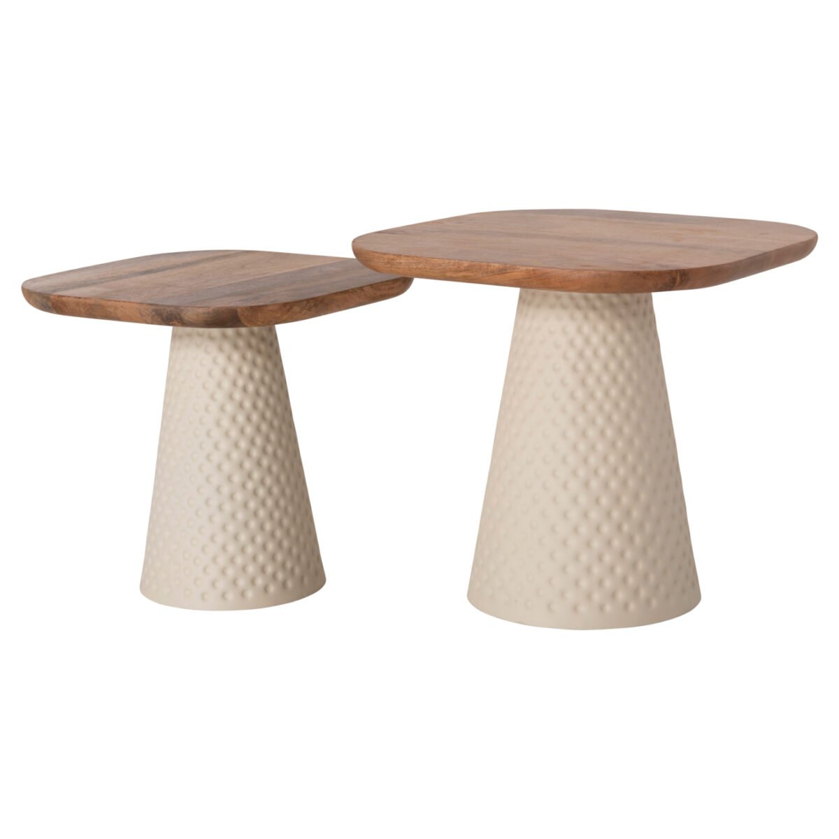 ΤΡΑΠΕΖΙA ΣΑΛΟΝΙΟΥ 2ΤΜΧ GOLFER HM9924 ΜΕΤΑΛ.ΒΑΣΗ ΕΚΡΟΥ-ΤΕΤΡΑΓΩΝΟ TOP MANGO - Image 4