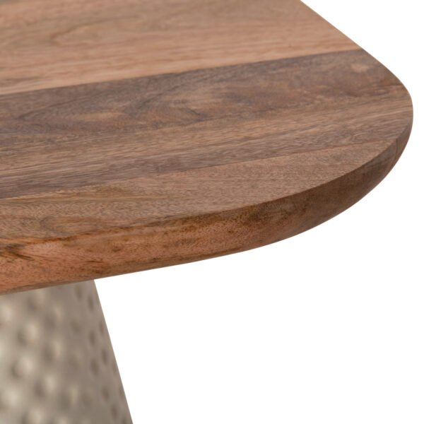 ΤΡΑΠΕΖΙA ΣΑΛΟΝΙΟΥ 2ΤΜΧ GOLFER HM9924 ΜΕΤΑΛ.ΒΑΣΗ ΕΚΡΟΥ-ΤΕΤΡΑΓΩΝΟ TOP MANGO - Image 7