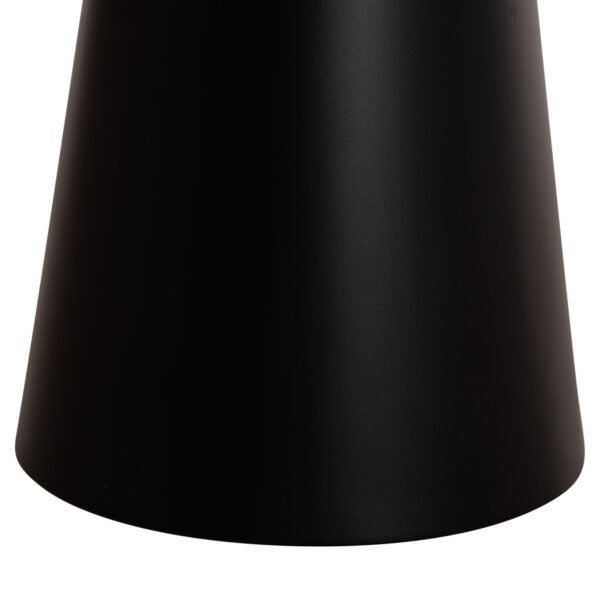 ΤΡΑΠΕΖΙA ΣΑΛΟΝΙΟΥ 2ΤΜΧ DIEN HM9926 ΜΕΤΑΛ.ΒΑΣΕΙΣ & ΚΕΡΑΜΙΚΟ TOP-ΜΑΥΡΟ Φ56.5 & Φ43.5 εκ. - Image 8