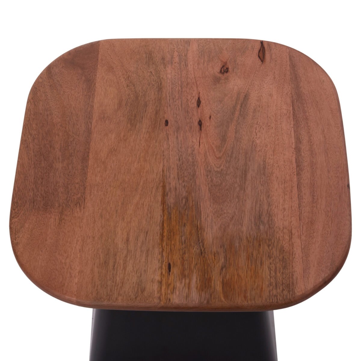 ΤΡΑΠΕΖΙA ΣΑΛΟΝΙΟΥ 2ΤΜΧ VAIOLA HM9998 ΞΥΛΟ MANGO TOP-ΜΕΤΑΛΛΙΚΕΣ ΒΑΣΕΙΣ ΜΑΥΡΕΣ 40x40 & 50x50 εκ. - Image 5