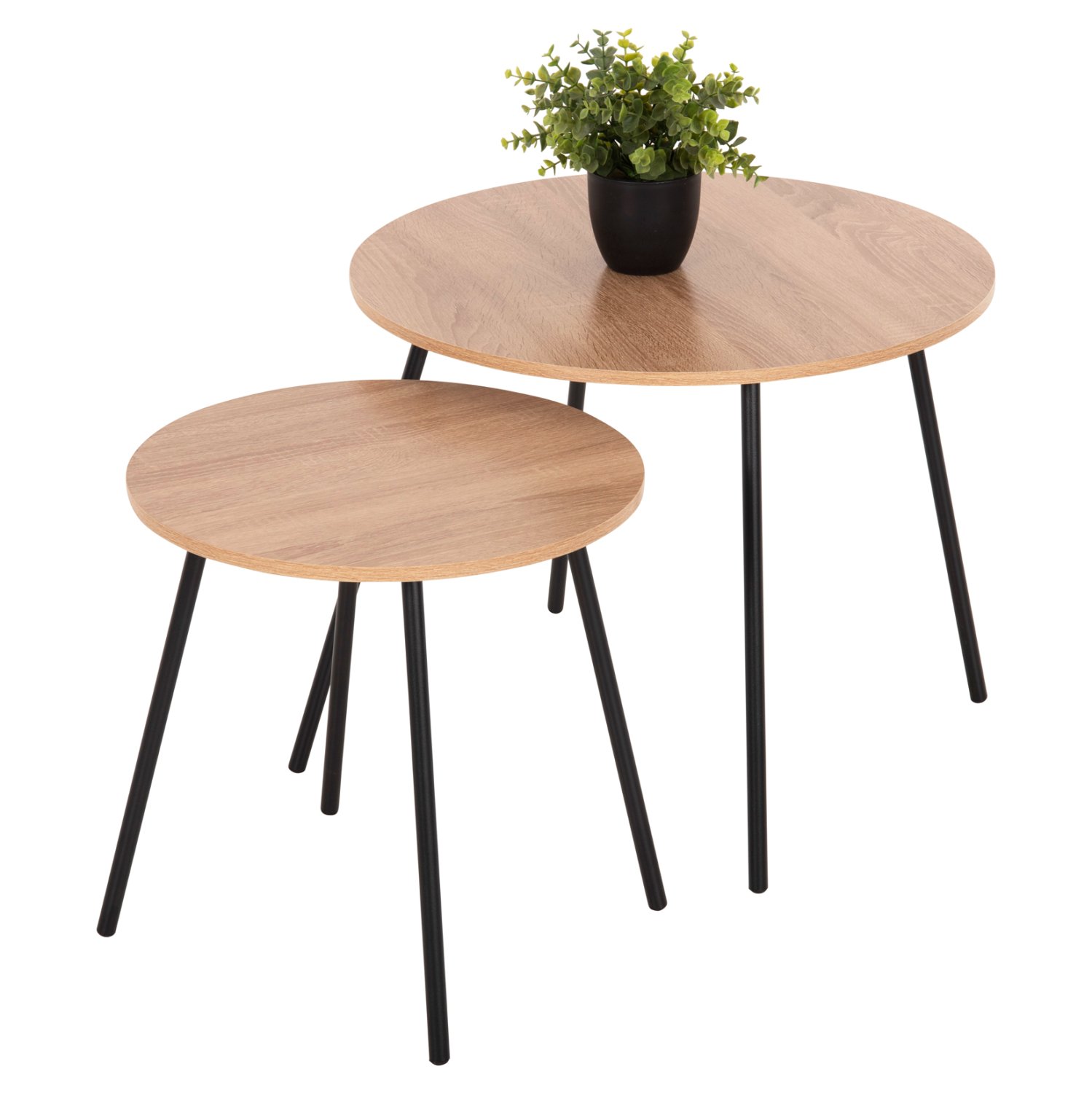 ΤΡΑΠΕΖΙΑ ΣΑΛΟΝΙΟΥ ΣΤΡΟΓΓΥΛΑ 2ΤΜΧ CUPPER HM9878.01 ΜΕΛΑΜΙΝΗ ΣΟΝΑΜΑ-ΜΑΥΡΟ ΜΕΤΑΛΛΟ ΤΡΑΠΕΖΙΑ ΣΑΛΟΝΙΟΥ ΣΤΡΟΓΓΥΛΑ 2ΤΜΧ CUPPER HM9878.01 ΜΕΛΑΜΙΝΗ ΣΟΝΑΜΑ-ΜΑΥΡΟ ΜΕΤΑΛΛΟ