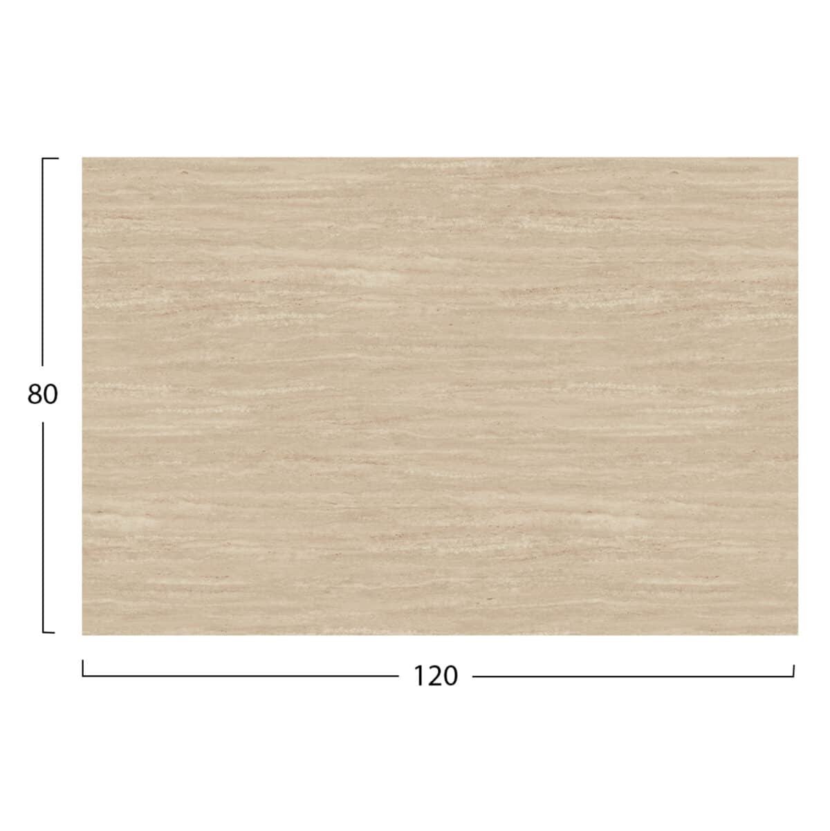 ΕΠΙΦΑΝΕΙΑ ΤΡΑΠΕΖΙΟΥ HPL ΟΡΘΟΓΩΝΙΑ HM5840.35 TRAVERTINE 120x80εκ. - Image 2