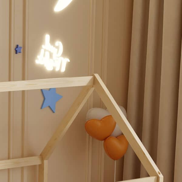 ΚΡΕΒΑΤΙ ΠΑΙΔΙΚΟ ΜΕ ΣΤΡΩΜΑ PEPE HM21302 ΞΥΛΟ ΠΕΥΚΟΥ ΣΕ ΦΥΣΙΚΟ--ΣΤΡΩΜΑ 90x190εκ - Image 6