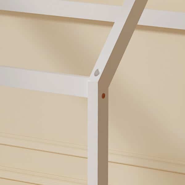 ΚΡΕΒΑΤΙ ΠΑΙΔΙΚΟ ΜΕ ΣΤΡΩΜΑ PEPE HM21302.01 ΞΥΛΟ ΠΕΥΚΟΥ ΣΕ ΛΕΥΚΟ--ΣΤΡΩΜΑ 90x190εκ - Image 8