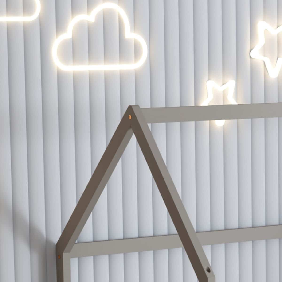 ΚΡΕΒΑΤΙ ΠΑΙΔΙΚΟ ΜΕ ΣΤΡΩΜΑ PHYLLIS HM21304.02 ΞΥΛΟ ΠΕΥΚΟΥ ΣΕ ΓΚΡΙ--ΣΤΡΩΜΑ 90x190εκ - Image 6