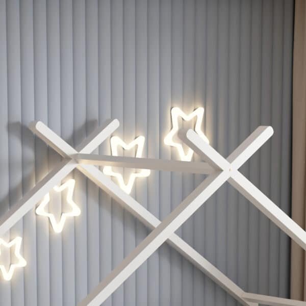 ΚΡΕΒΑΤΙ ΠΑΙΔΙΚΟ ΜΕ ΣΤΡΩΜΑ KLARICE HM21305.01 ΞΥΛΟ ΠΕΥΚΟΥ ΣΕ ΛΕΥΚΟ--ΣΤΡΩΜΑ 90x190εκ - Image 8