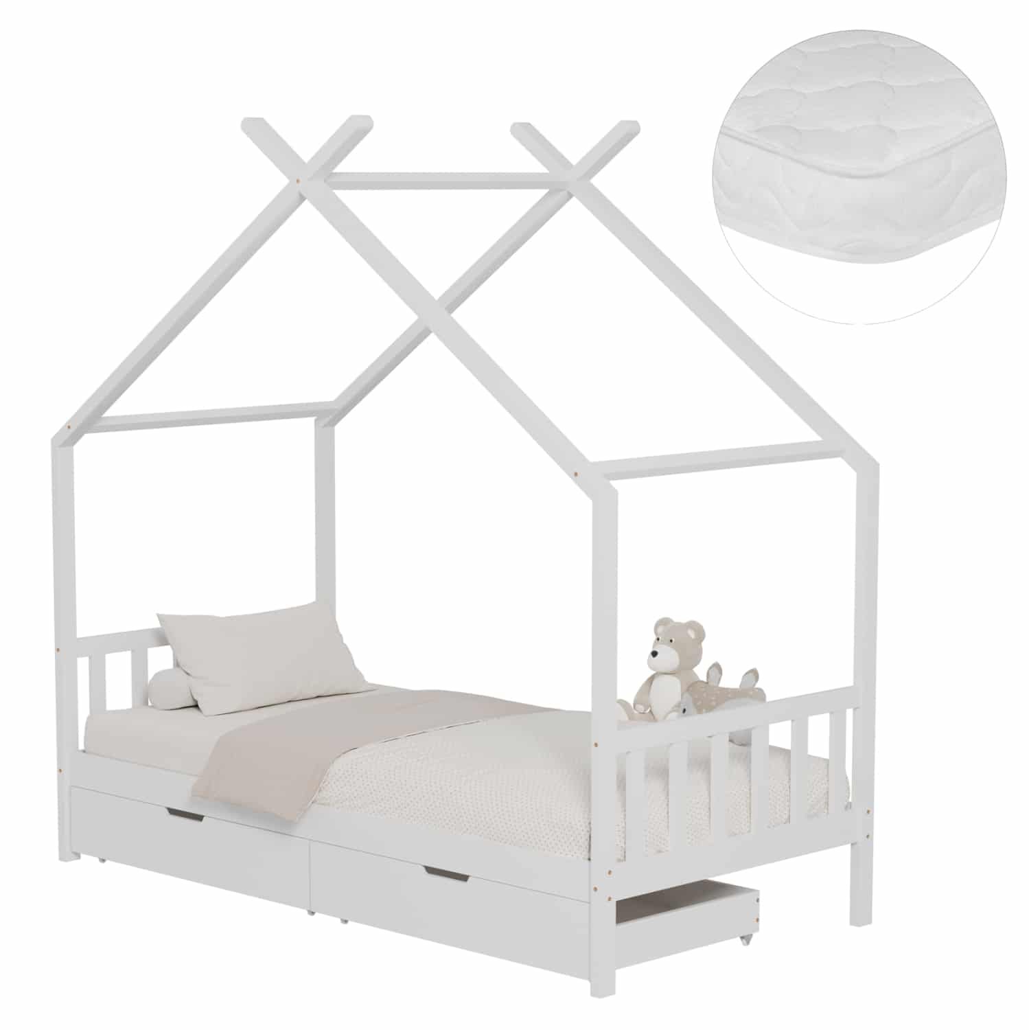 ΚΡΕΒΑΤΙ ΠΑΙΔΙΚΟ ΜΕ ΣΤΡΩΜΑ KLARICE HM21305.01 ΞΥΛΟ ΠΕΥΚΟΥ ΣΕ ΛΕΥΚΟ--ΣΤΡΩΜΑ 90x190εκ ΚΡΕΒΑΤΙ ΠΑΙΔΙΚΟ ΜΕ ΣΤΡΩΜΑ KLARICE HM21305.01 ΞΥΛΟ ΠΕΥΚΟΥ ΣΕ ΛΕΥΚΟ--ΣΤΡΩΜΑ 90x190εκ