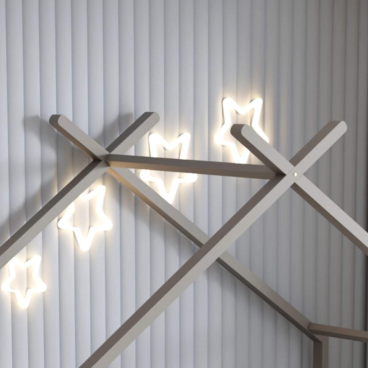 ΚΡΕΒΑΤΙ ΠΑΙΔΙΚΟ ΜΕ ΣΤΡΩΜΑ KLARICE HM21305.02 ΞΥΛΟ ΠΕΥΚΟΥ ΣΕ ΓΚΡΙ--ΣΤΡΩΜΑ 90x190εκ - Image 8