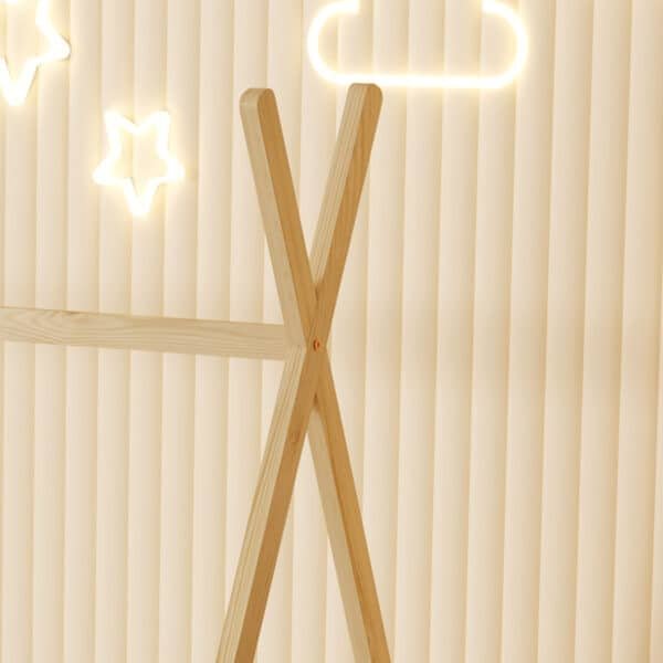 ΚΡΕΒΑΤΙ ΠΑΙΔΙΚΟ ΜΕ ΣΤΡΩΜΑ MUNK HM21306 ΞΥΛΟ ΠΕΥΚΟΥ ΣΕ ΦΥΣΙΚΟ--ΣΤΡΩΜΑ 90x190εκ - Image 7