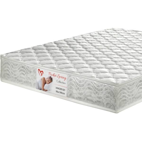 ΚΡΕΒΑΤΙ ΠΑΙΔΙΚΟ ΜΕ ΣΤΡΩΜΑ HOUSER HM21315 ΞΥΛΟ ΠΕΥΚΟΥ ΣΕ ΦΥΣΙΚΟ--ΣΤΡΩΜΑ 90x190εκ - Image 4