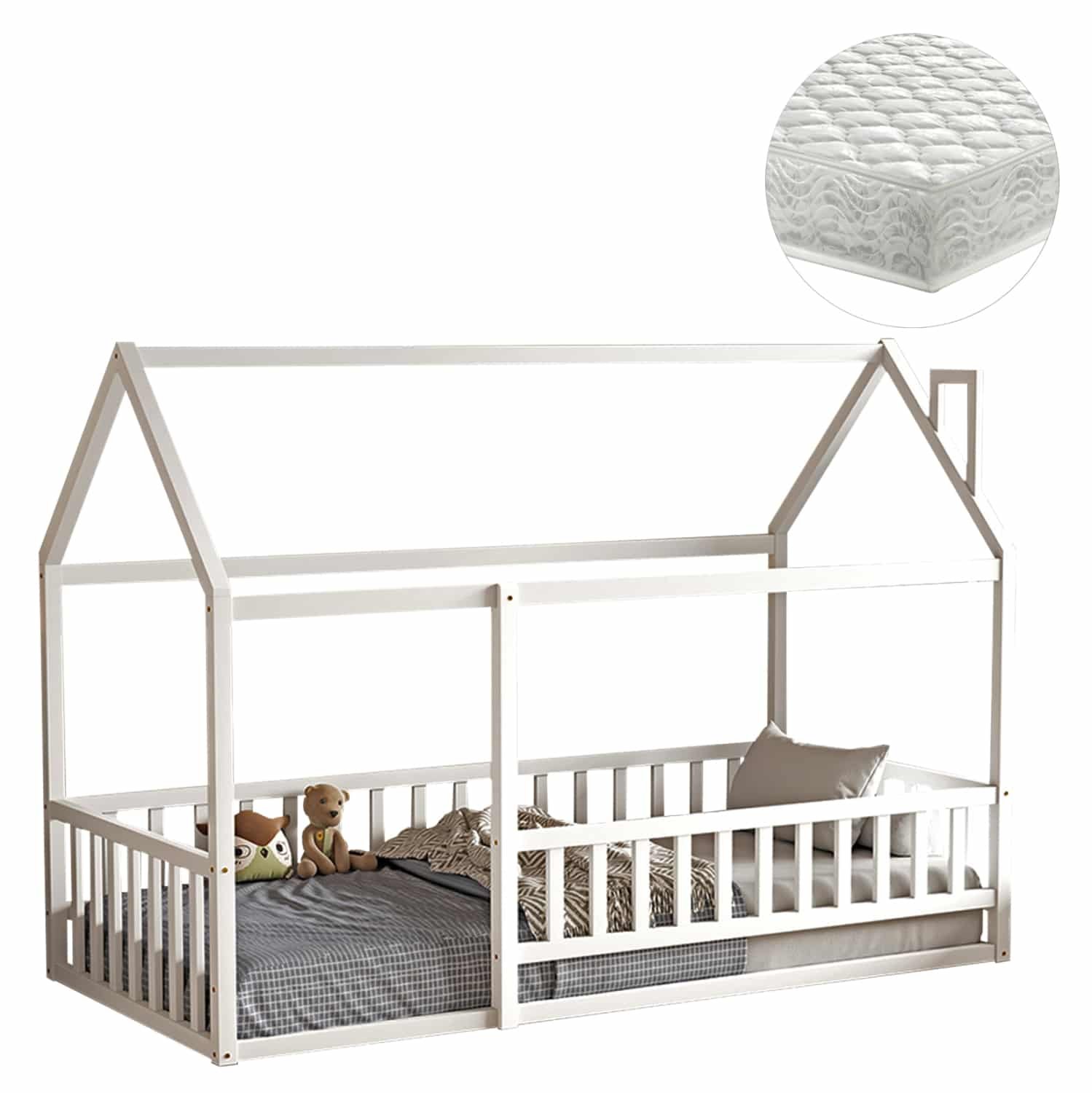 ΚΡΕΒΑΤΙ ΠΑΙΔΙΚΟ ΜΕ ΣΤΡΩΜΑ HOUSER HM21315.01 ΞΥΛΟ ΠΕΥΚΟΥ ΣΕ ΛΕΥΚΟ--ΣΤΡΩΜΑ 90x190εκ ΚΡΕΒΑΤΙ ΠΑΙΔΙΚΟ ΜΕ ΣΤΡΩΜΑ HOUSER HM21315.01 ΞΥΛΟ ΠΕΥΚΟΥ ΣΕ ΛΕΥΚΟ--ΣΤΡΩΜΑ 90x190εκ