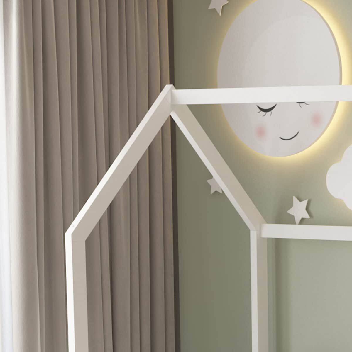 ΚΡΕΒΑΤΙ ΠΑΙΔΙΚΟ ΤΣΟΥΛΗΘΡΑ PHYLLIS HM21310.01 ΠΕΥΚΟ ΣΕ ΛΕΥΚΟ--ΜΕ ΣΤΡΩΜΑ 90x190εκ - Image 8