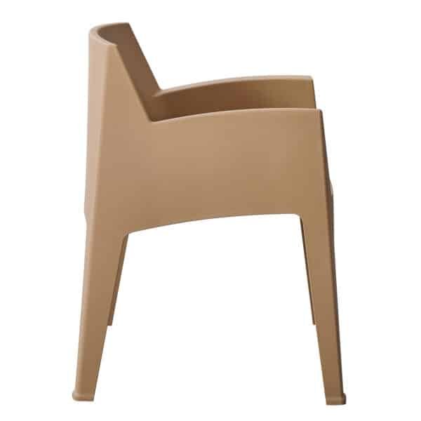 ΠΟΛΥΘΡΟΝΑ ΠΟΛΥΠΡΟΠΥΛΕΝΙΟΥ SLEEK HM6370.03 ΚΑΠΟΥΤΣΙΝΟ 57x56x82,5Υεκ. - Image 4