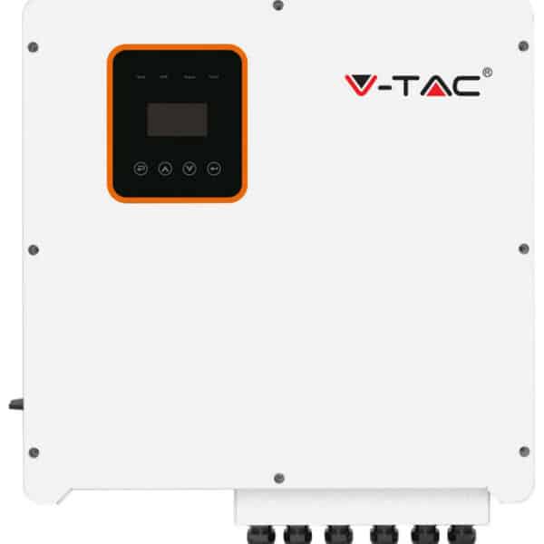 V-TAC Solar Inverter Φωτοβολταϊκών INVT Τριφασικό Υβριδικό με οθόνη LCD On-Off Grid 8KW (8000W) IP66 11375