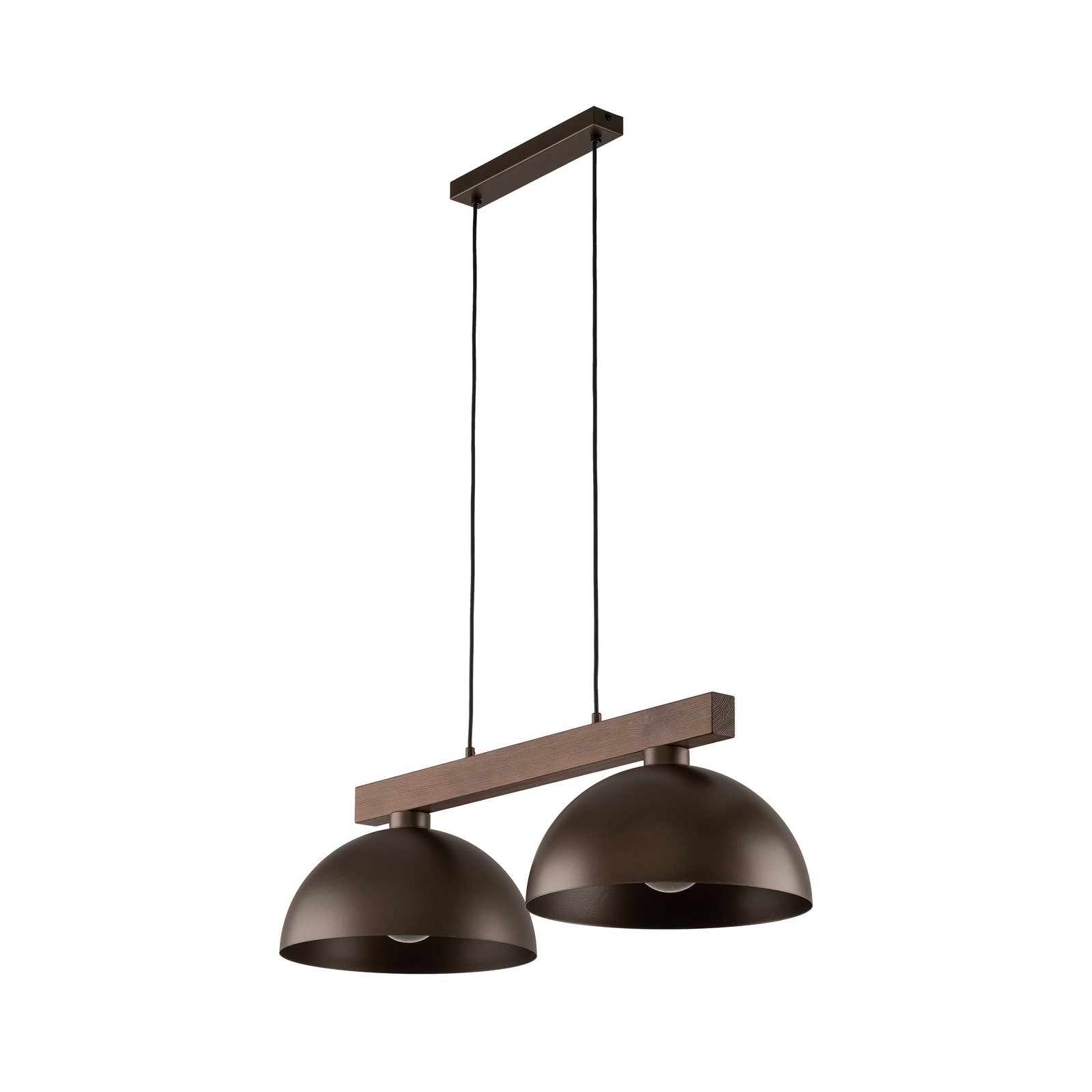 TK LIGHTING CHANDELIER OSLO 4507 2XE27 BROWN TK LIGHTING CHANDELIER OSLO 4507 2XE27 BROWN
