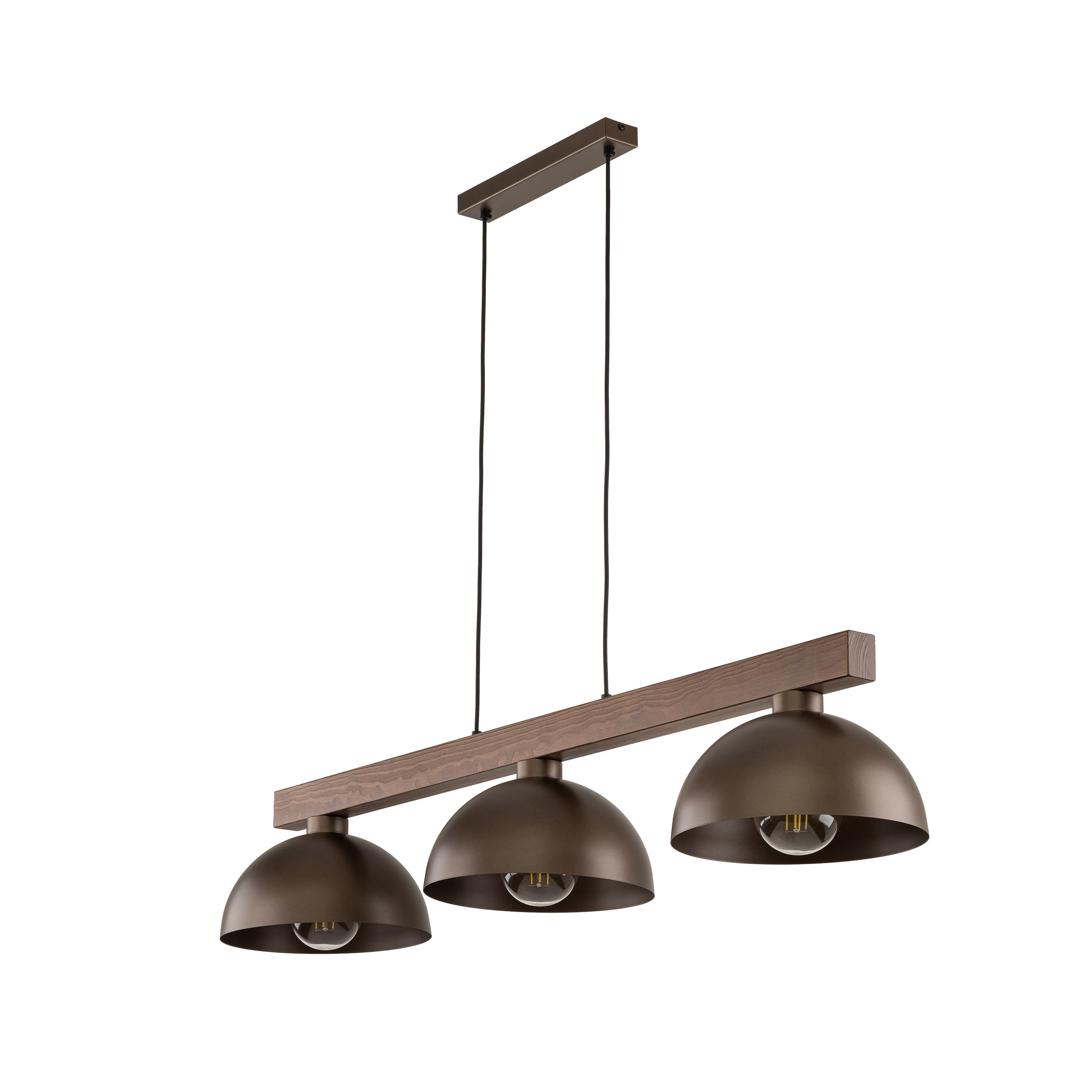TK LIGHTING CHANDELIER OSLO 6299 3XE27 BROWN TK LIGHTING CHANDELIER OSLO 6299 3XE27 BROWN
