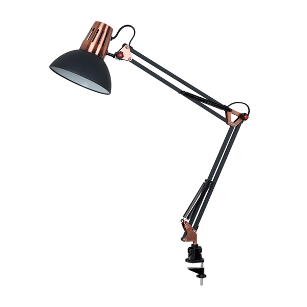 LUKE ΕΠΙΤΡΑΠΕΖΙΟ ΦΩΤΙΣΤΙΚΟ 1XE27 ΜΑΥΡΟ H700mm