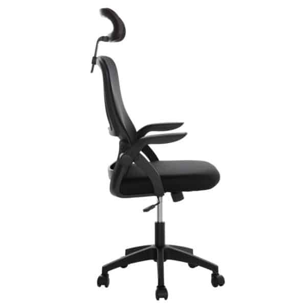 ΚΑΡΕΚΛΑ ΓΡΑΦΕΙΟΥ BLAZER HM1205.01 ΜΑΥΡΟ MESH-ΜΑΥΡΟΣ ΣΚΕΛΕΤΟΣ NYLON 60,5x47x85,5Υεκ. - Image 4