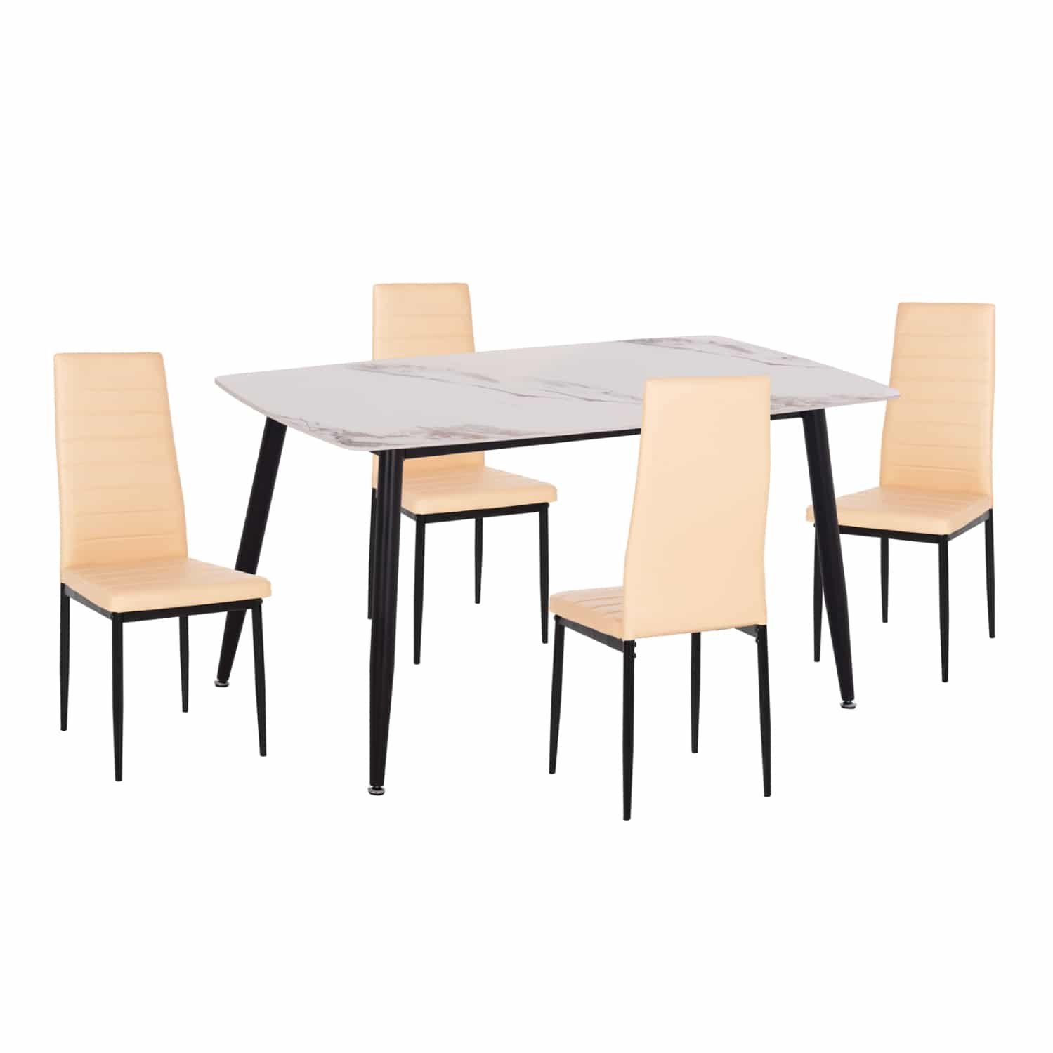 ΣΕΤ ΤΡΑΠΕΖΑΡΙΑΣ 5ΤΜΧ RAVEN HM21266.02 ΚΕΡΑΜΙΚΟ TOP CALACATTA--ΚΡΕΜ PU ΣΕΤ ΤΡΑΠΕΖΑΡΙΑΣ 5ΤΜΧ RAVEN HM21266.02 ΚΕΡΑΜΙΚΟ TOP CALACATTA--ΚΡΕΜ PU