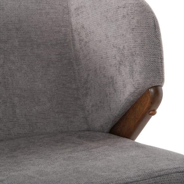 ΣΕΤ ΤΡΑΠΕΖΑΡΙΑΣ 7ΤΜΧ RINER HM21338 ΤΡΑΠΕΖΙ ΑΠΟ MDF--ΚΑΡΕΚΛΕΣ ΑΠΟ RUBBERWOOD & ΥΦΑΣΜΑ - Image 5