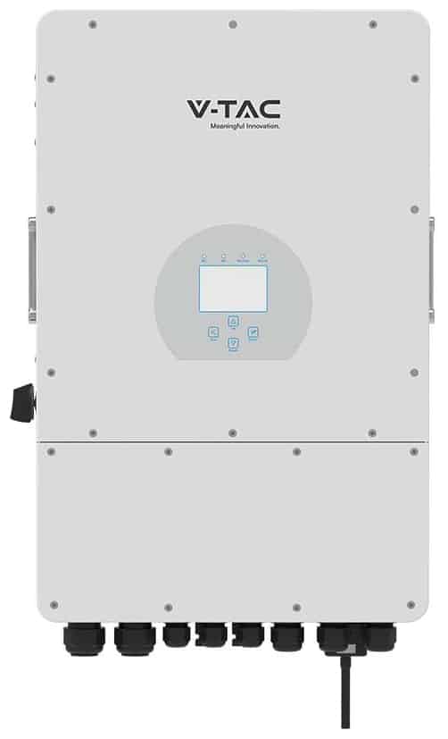 V-TAC DEYE 10kW Inverter Υβριδικό Τριφασικό SUN-10K-SG04LP3-EU με οθόνη