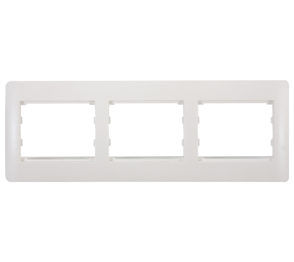 RHYME ΠΛΑΙΣΙΟ ΤΡΙΠΛΟ ΛΕΥΚΟ ΜΕΤΑΛΛΙΖΕ