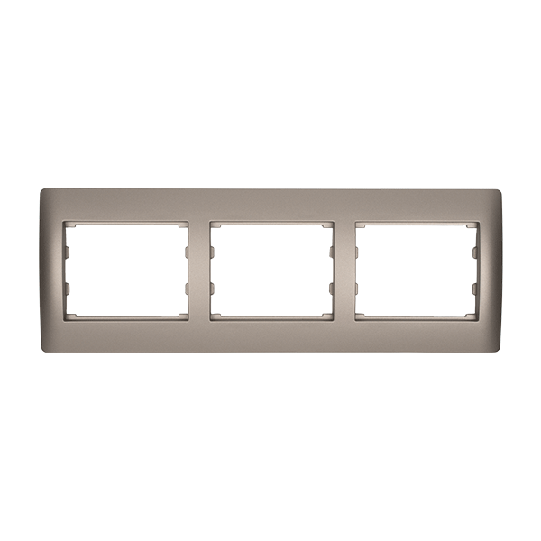 RHYME ΠΛΑΙΣΙΟ ΤΡΙΠΛΟ ΓΚΡΙ ΜΕΤΑΛΛΙΖΕ