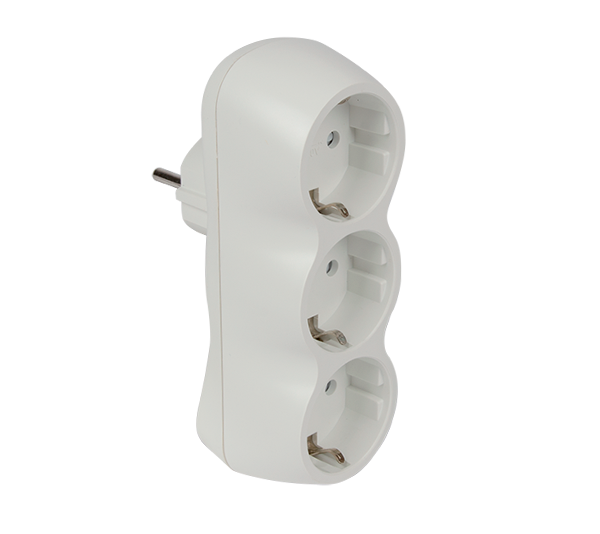 ΑΝΤΑΠΤΟΡΑΣ ΤΡΙΠΛΟΣ ΛΕΥΚΟΣ