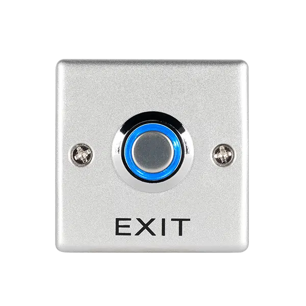 EL-EB53A ZINC ALLOY EXIT BUTTON (NO/COM)