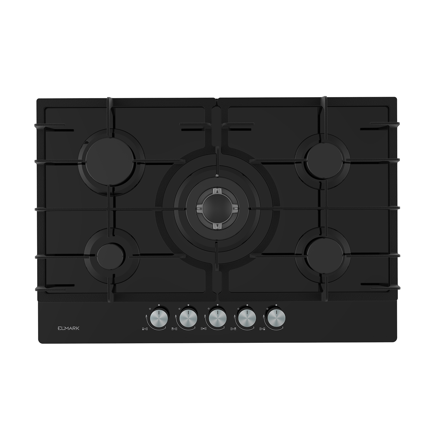 ELMARK EL-75GQ095 GLASS GAS HOB 75CM ELMARK EL-75GQ095 GLASS GAS HOB 75CM