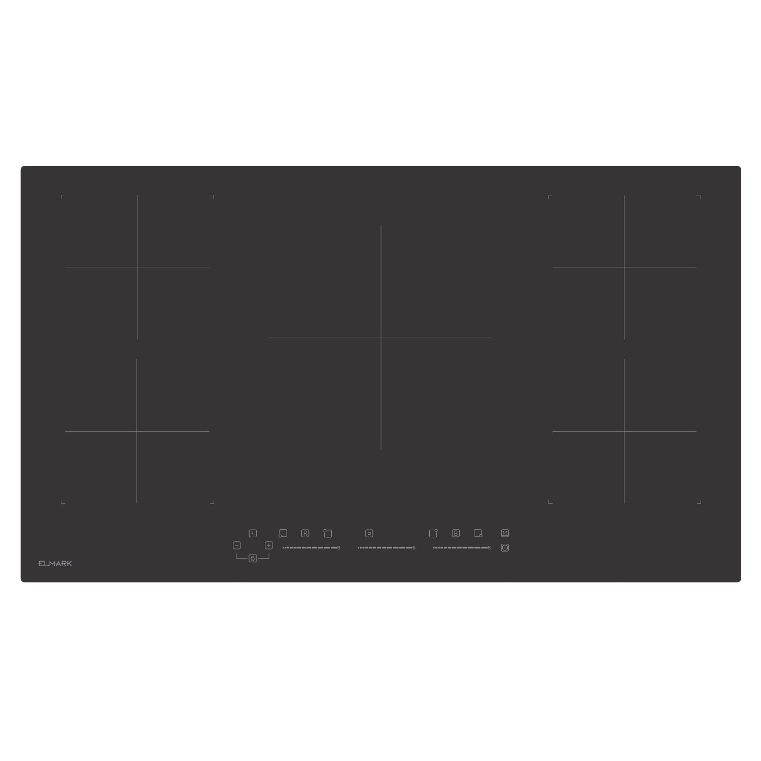 ELMARK EL-IV7243 BUILT-IN INDUCTION HOB 900x520MM ELMARK EL-IV7243 BUILT-IN INDUCTION HOB 900x520MM