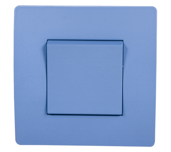 EL BASIC TG101 1 BUTTON 1 WAY SWITCH BLUE-OLD