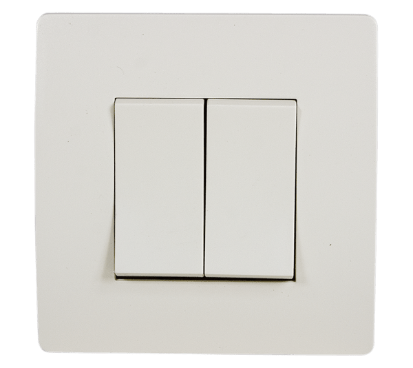 EL BASIC TG103 2 BUTTONS 1 WAY SWITCH CREAM-OLD
