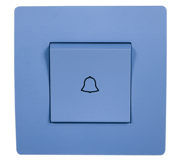 EL BASIC TG112 DOORBELL SWITCH BLUE-OLD