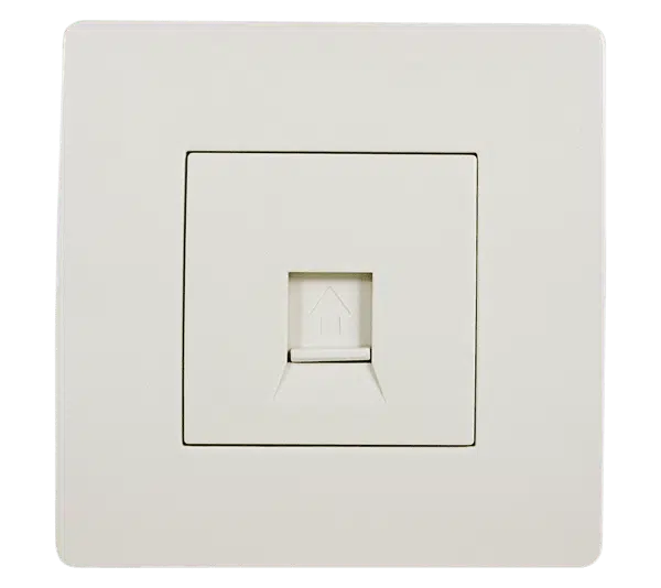 EL BASIC TZ112 COMPUTER LINE SOCKET CREAM-OLD