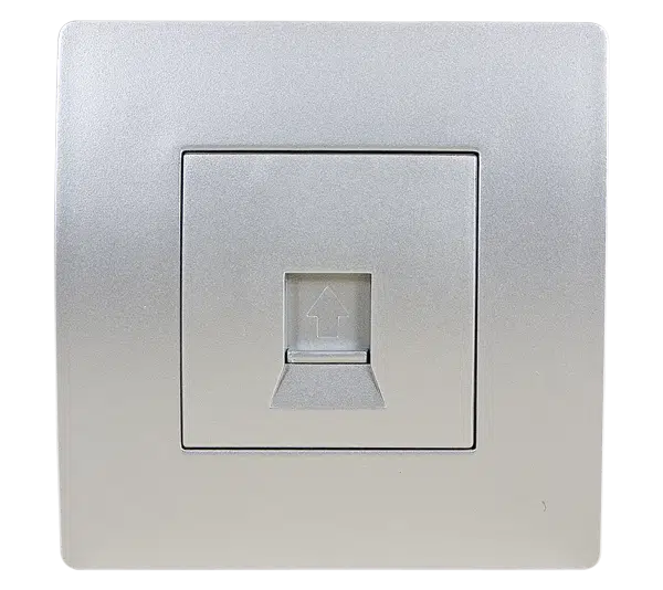 EL BASIC TZ112 COMPUTER LINE SOCKET SILVER GREY-OL